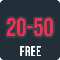 20-50 fichas gratis y giros gratis