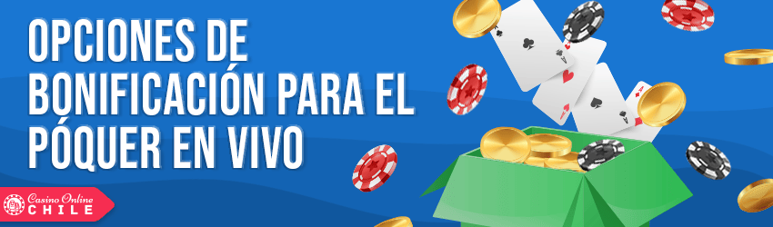 bonificación en juegos de póquer en vivo