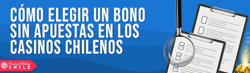 como elegir un bono sin apuestas