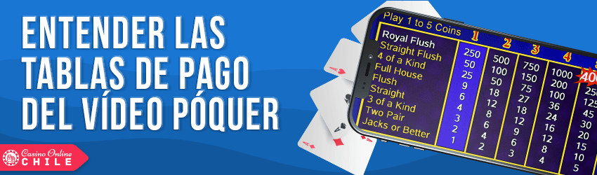 tablas de pago de video poker