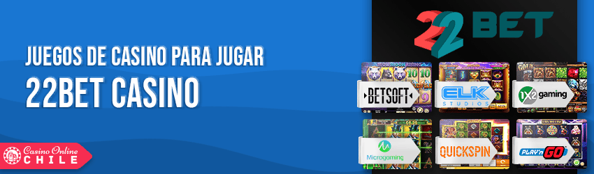 22Bet juegos y software