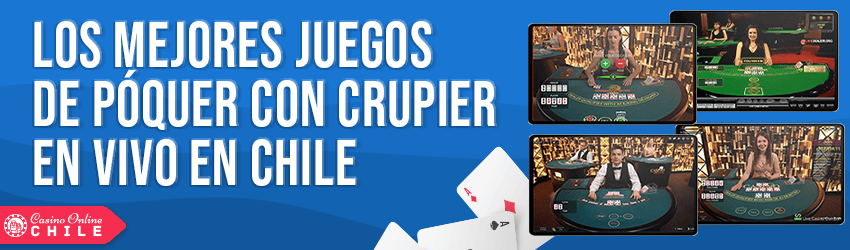 partidas de póquer con crupier en vivo