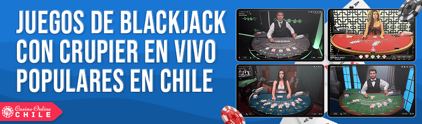 populares blackjack con crupier en vivo