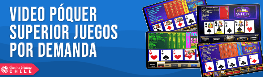 diferentes de video poker disponibles